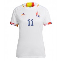 Belgicko Yannick Carrasco #11 Vonkajší Ženy futbalový dres MS 2022 Krátky Rukáv